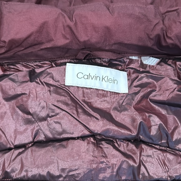 NWT Maroon Calvin Klein size large jacket - Picture 5 of 6